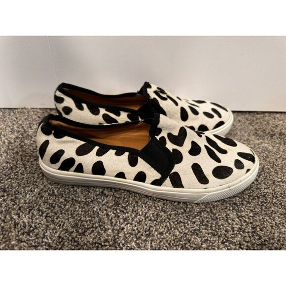 J.CREW Shoes - Jcrew Women’s Cow Calf Hair Slip On Sneaker Shoes Size 7